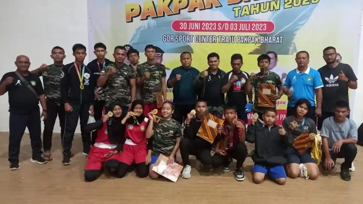 Tim Pertina Medan Bawa Pulang 12 Medali dari Kejuaraan Tinju Pakpak Bharat