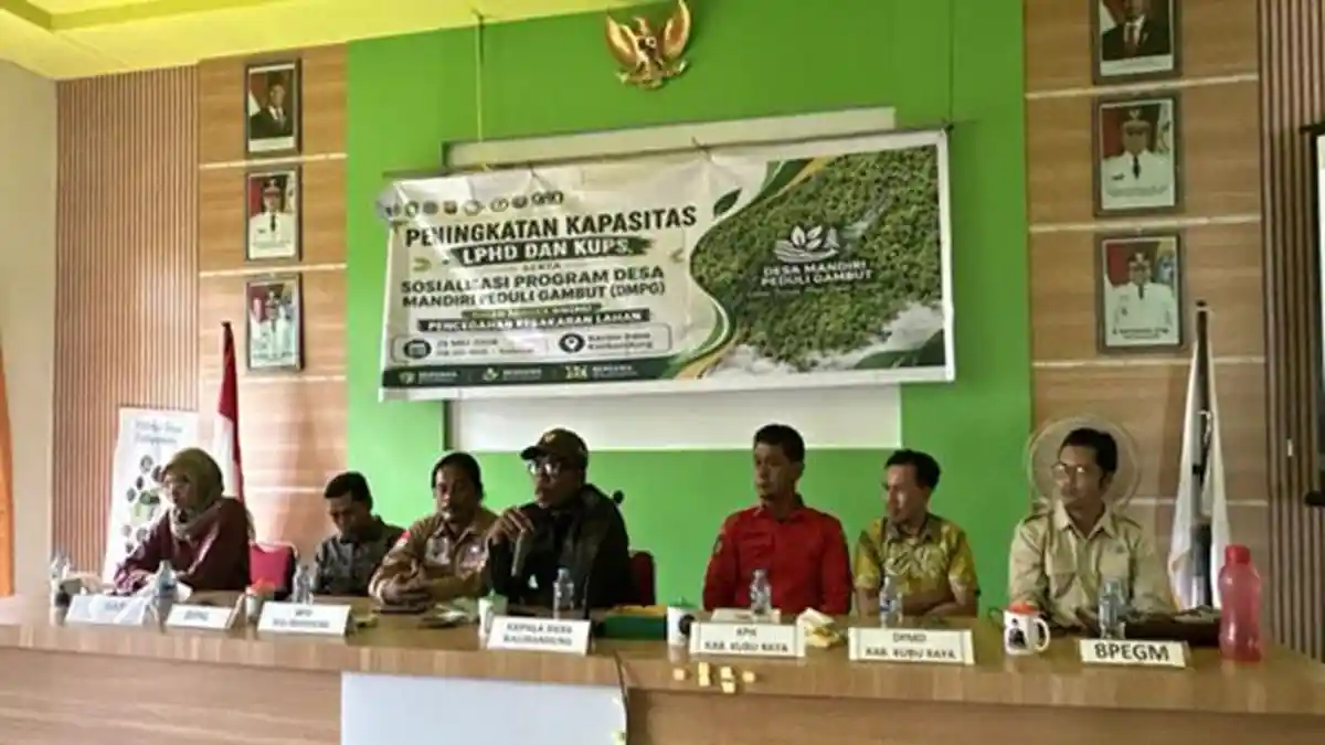 PT GAN Perkuat Kelembagaan Perhutanan Sosial dan Pencegahan Karhutla di Kubu Raya