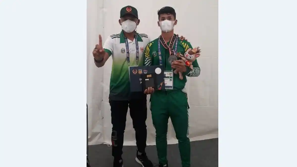 Atlet Sepatu Roda Muhammad Khadafi Sumbang Medali Pertama Buat Sumut