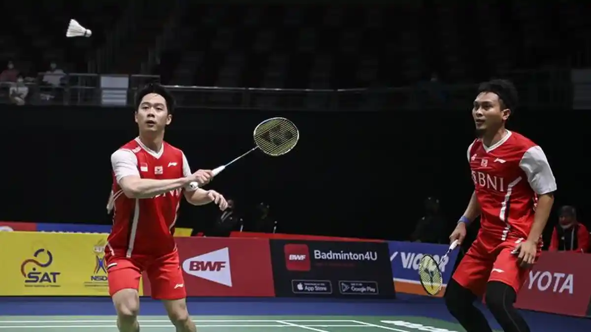 Hasil Perempatfinal Thomas Cup 2022: Ahsan/Kevin Menang Cepat, Indonesia Unggul 2-0 Atas China