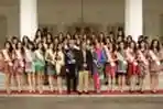 Finalis Miss Indonesia Bertemu Jokowi