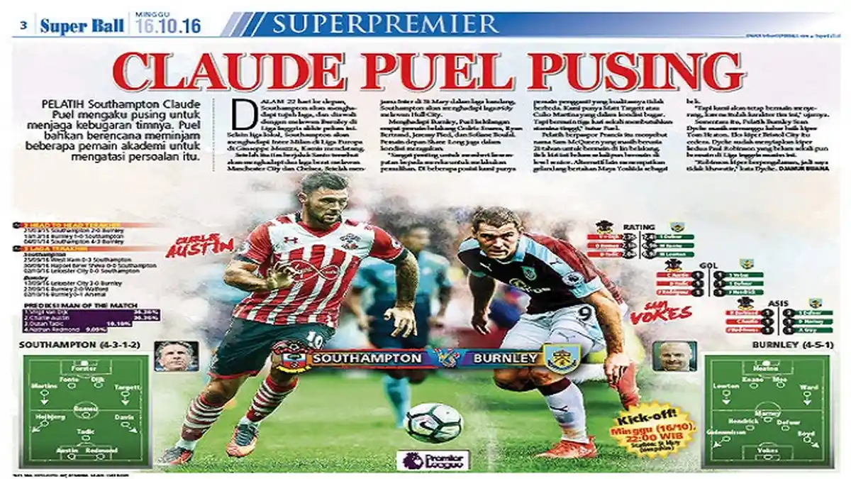 Claude Puel Pusing Jaga Kondisi Pemain