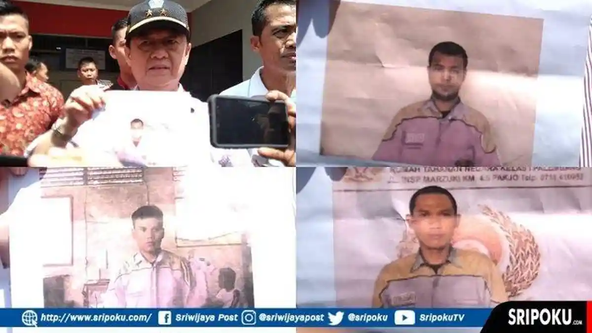 Dua dari Empat Tahanan Narkoba yang Kabur dari Rutan Pakjo Palembang Diringkus