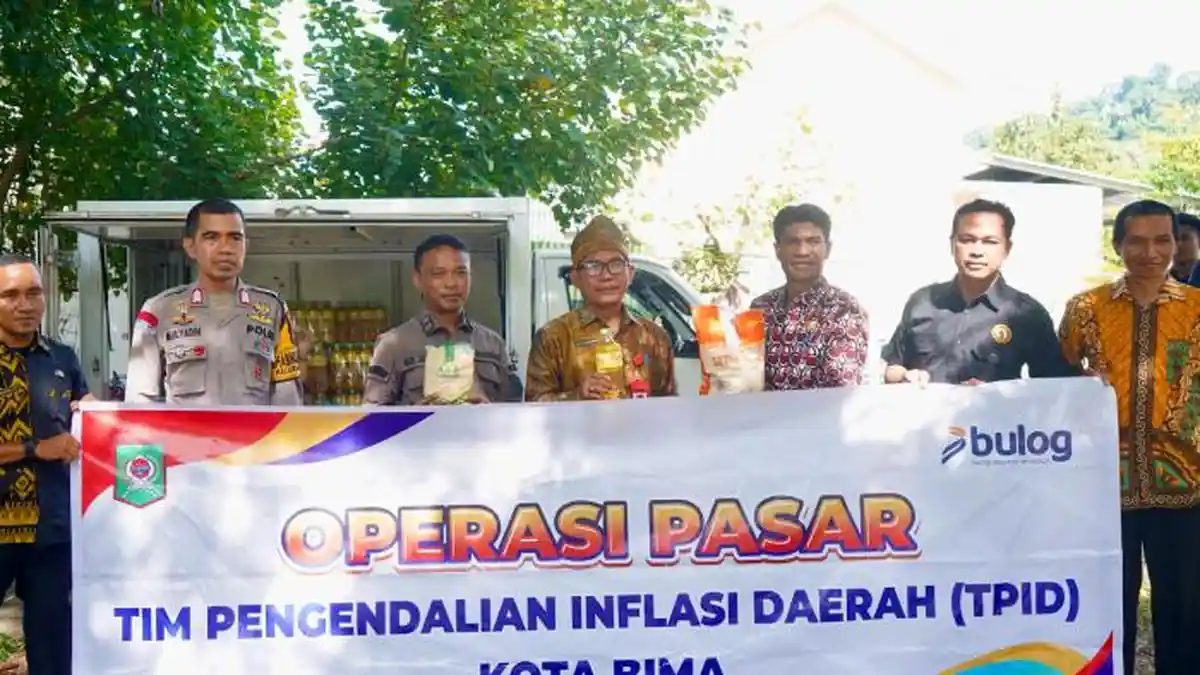 Bantu Masyarakat, Pemkot Bima Hadirkan Pasar Murah di Tengah Inflasi