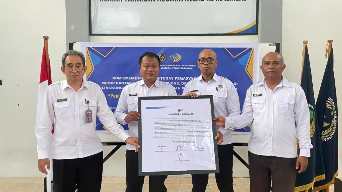 Rutan Maumere Komit Berantas Narkoba, Handphone dan Barang Terlarang 