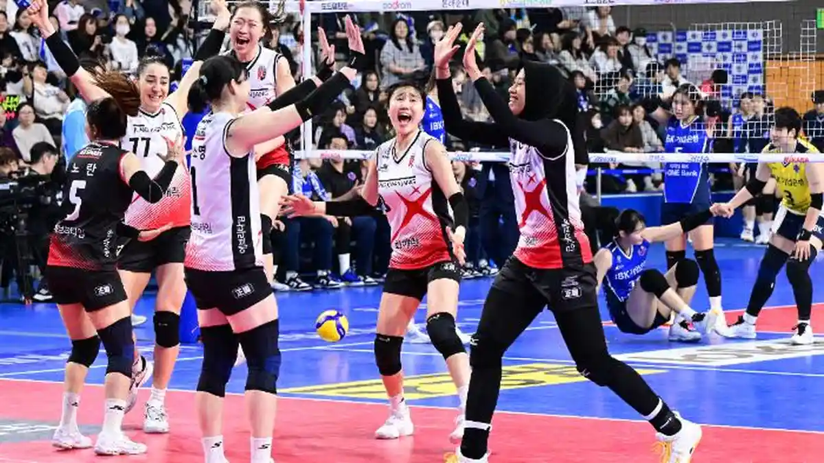 Hasil Liga Voli Putri Korea - Megawati Kena Comeback, Red Sparks Digilas Pink Spiders 3-1