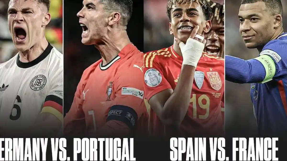Bagan Semifinal UEFA Nations League 2025, Portugal Jumpa Jerman, Yamal Bentrok Mbappe