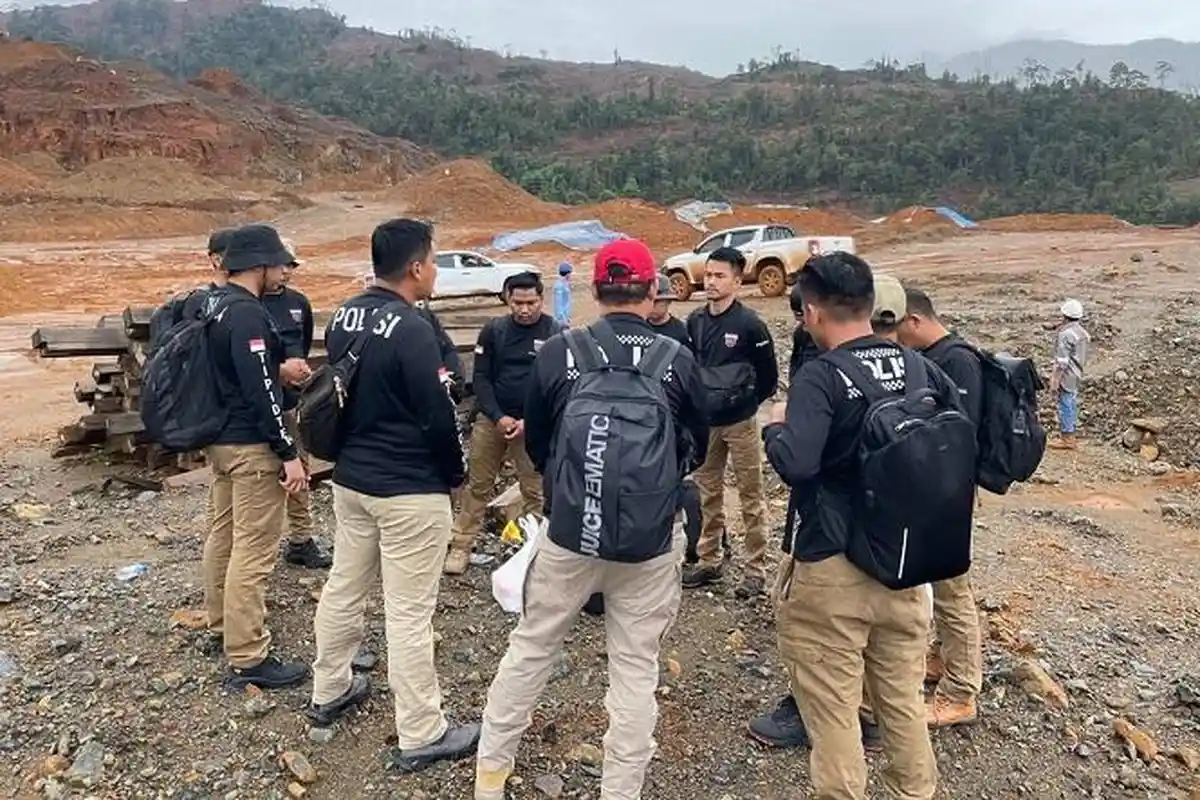 Cegah Tambang Ilegal, Tipidter Ditreskrimsus Polda Sulawesi Tenggara Mulai Gencar Patroli