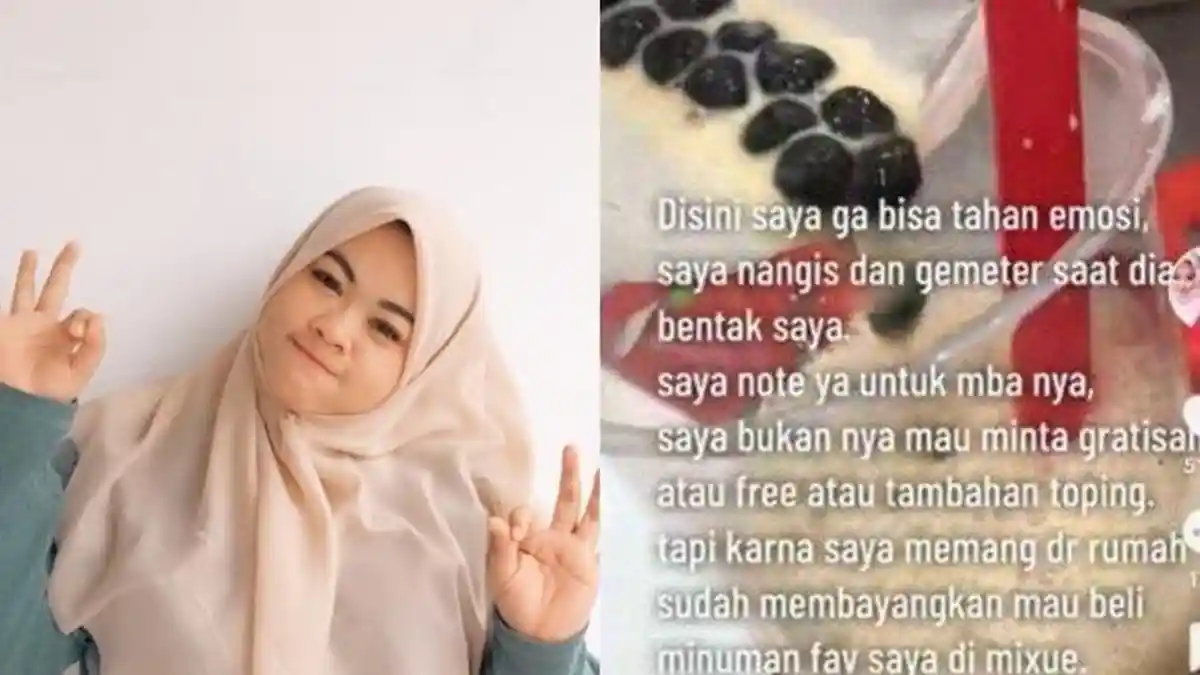 Sosok Nurul Pelanggan Dibentak Karyawan Mixue hingga Menangis, Curhatan Sakit Hati Viral