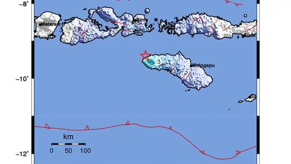 Gempa Bumi Terkini 4.9 M Guncang Bima NTB Hari ini Selasa 22 Juli 2025, Info BMKG cek