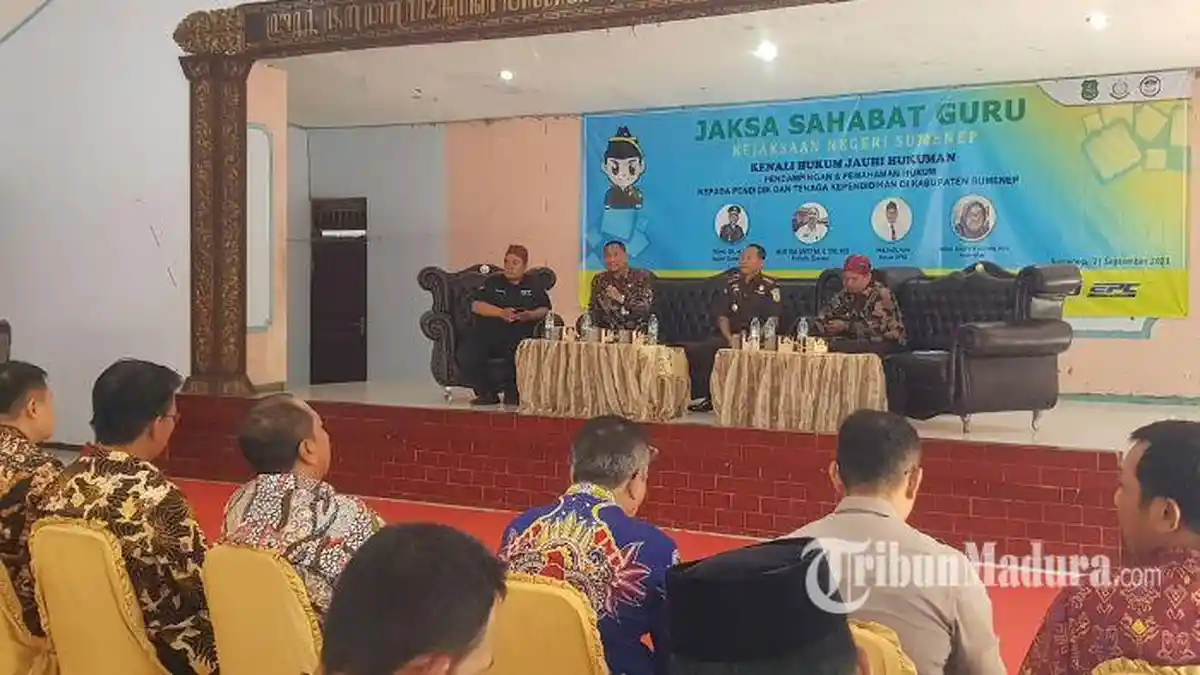 Kepala Disdik Sumenep Hadiri dan Buka Acara "Jaksa Sahabat Guru" Tahun 2023