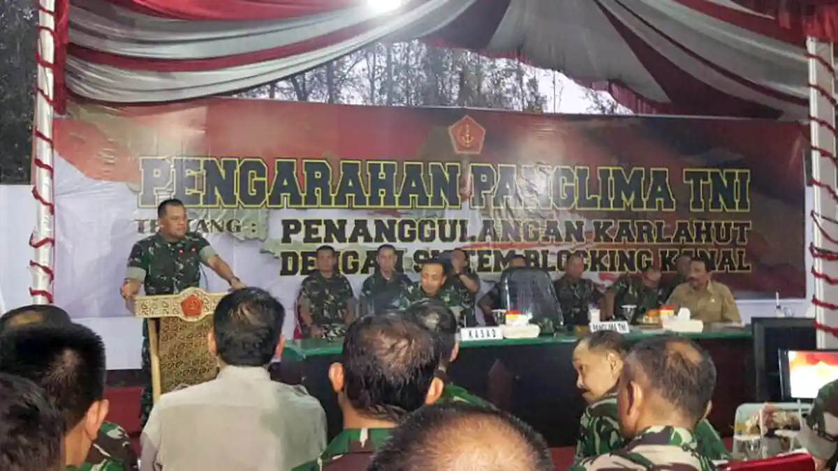 Panglima TNI Minta Pemadaman Karhutla Gunakan Metode Ini