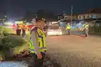 Polres Ogan Ilir Sekat Kendaraan Truk Sumbu Tiga Demi Cegah Penumpukan di Pelabuhan Bakauheni