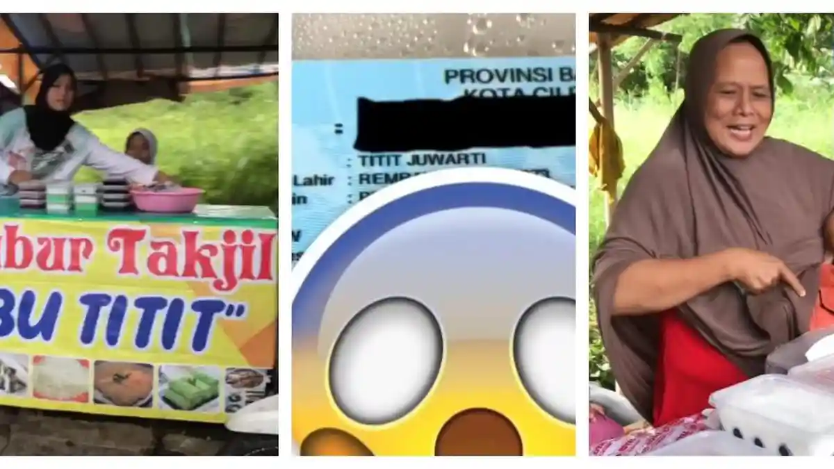 Viral Warung Bubur Takjil Bu Titit di Cilegon, Nama sang Penjual Sesuai ...