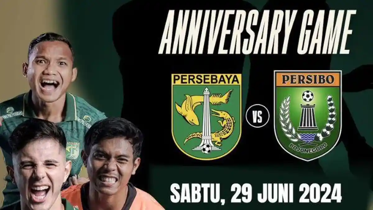 Link Beli Tiket Persebaya Surabaya vs Persibo Bojonegoro di Anniversary Game ke-97
