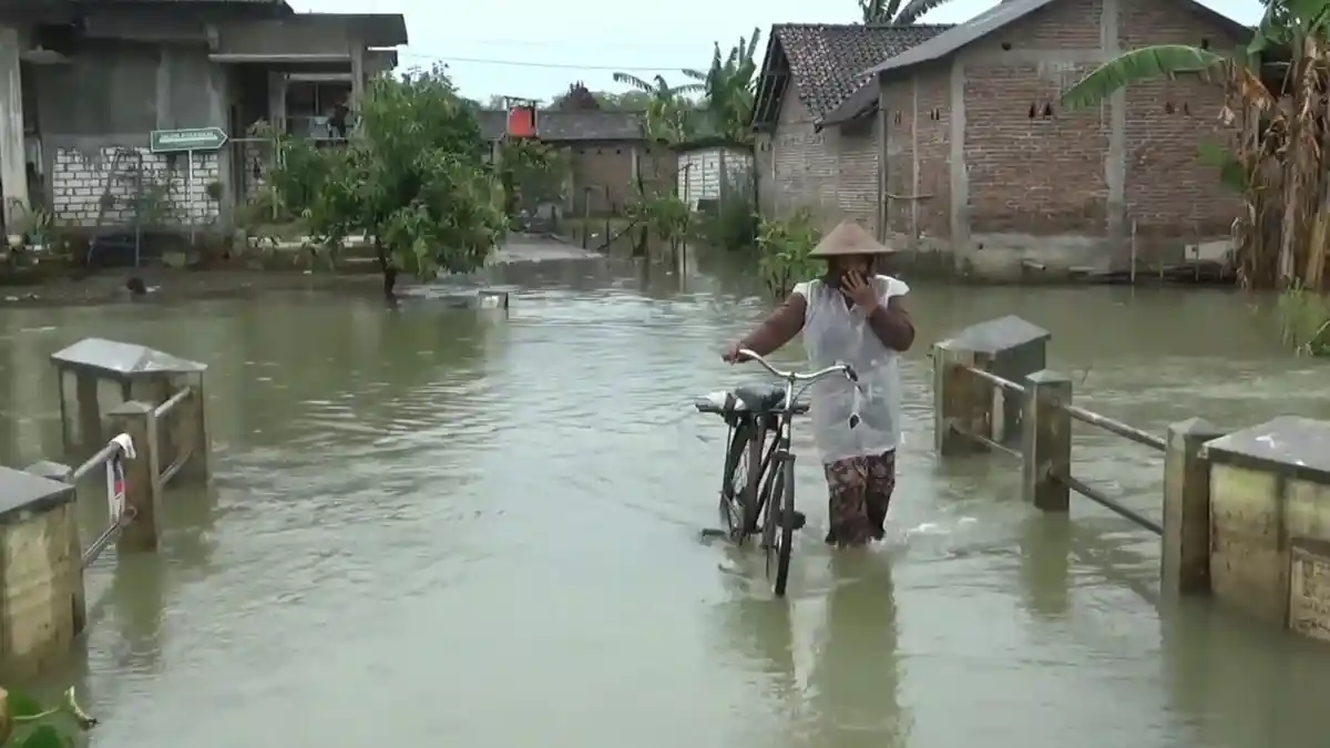 Air Banjir di Banjarsari Pati Kembali Naik, 250 Rumah Terendam, Kades: Sudah 3 Bulan Tergenang