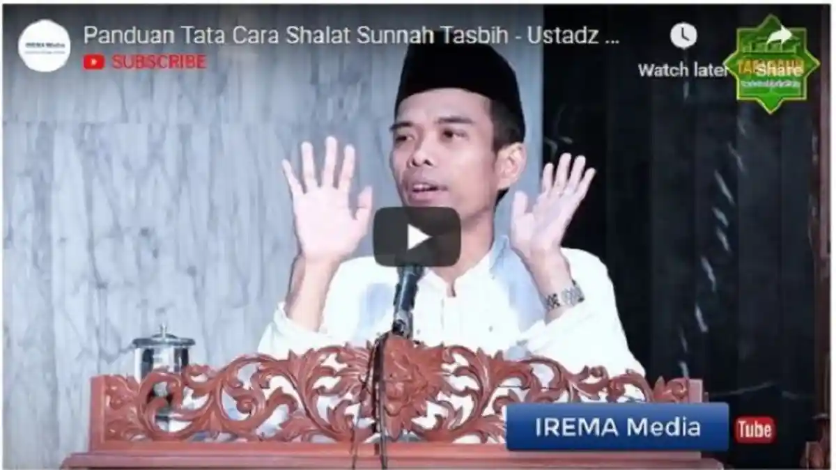 Penjelasan Ustaz Abdul Somad Soal Tata Cara Sholat Tasbih, Manfaatnya Dikerjakan Di Bulan Ramadhan