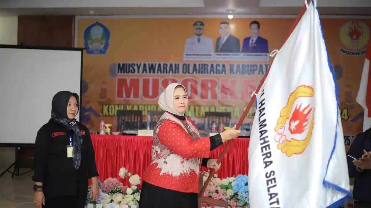 Istri Kadis PUPR Pimpin KONI Halmahera Selatan Periode 2024-2028