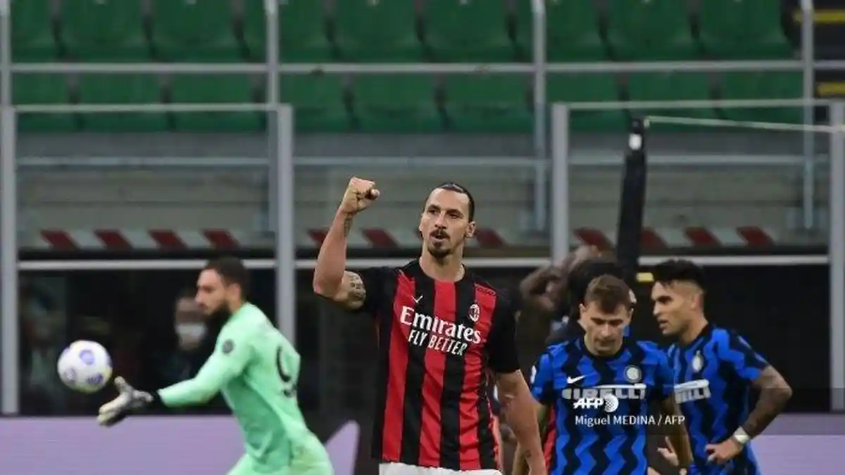 Derby AC Milan vs Inter, Berharap Tuah Ibrahimovic saat Menang di Pertemuan Pertama Serie A Terulang