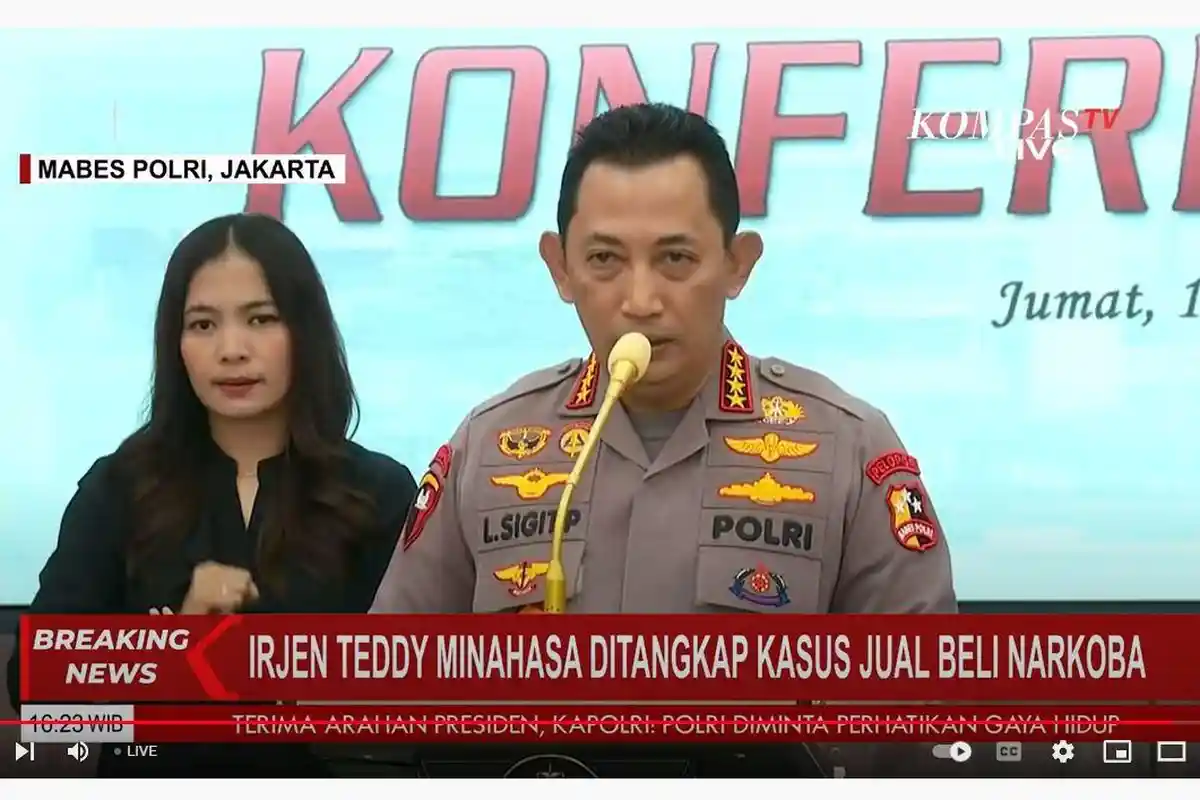 Awal Mula Kasus Narkoba Kapolda Jatim Teddy Minahasa Dapat Terbongkar, Bripka hingga AKBP Terlibat