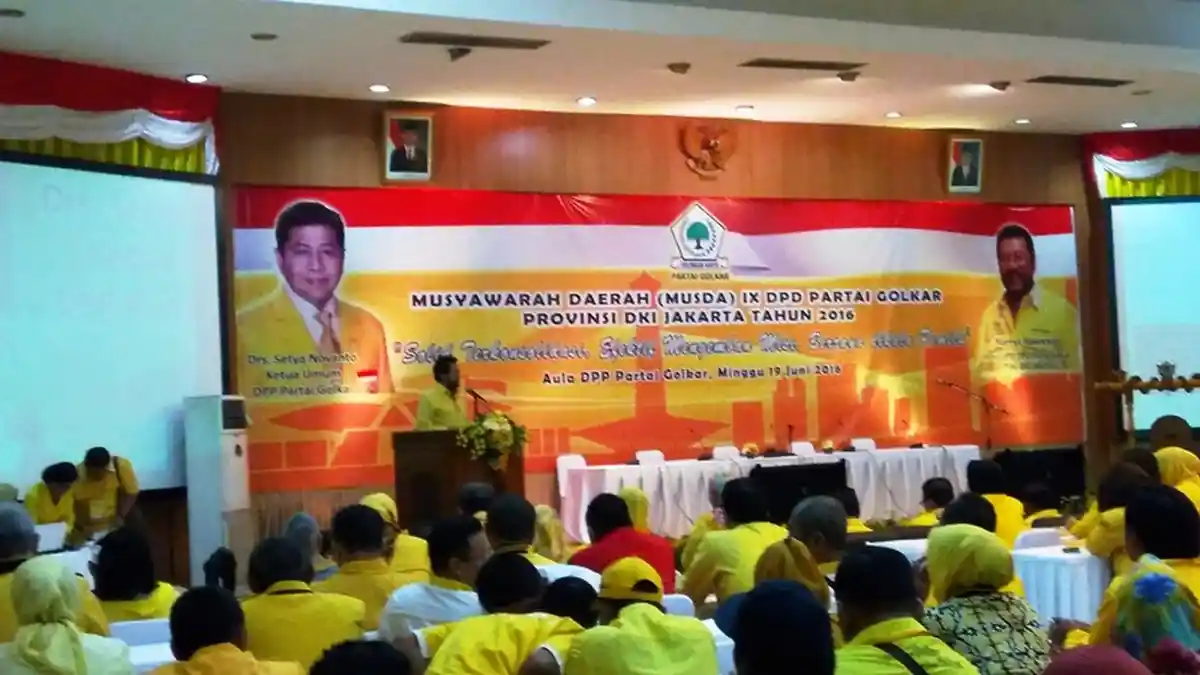Musda Golkar DKI Jakarta Jadi Meriah Gara-gara Ahok