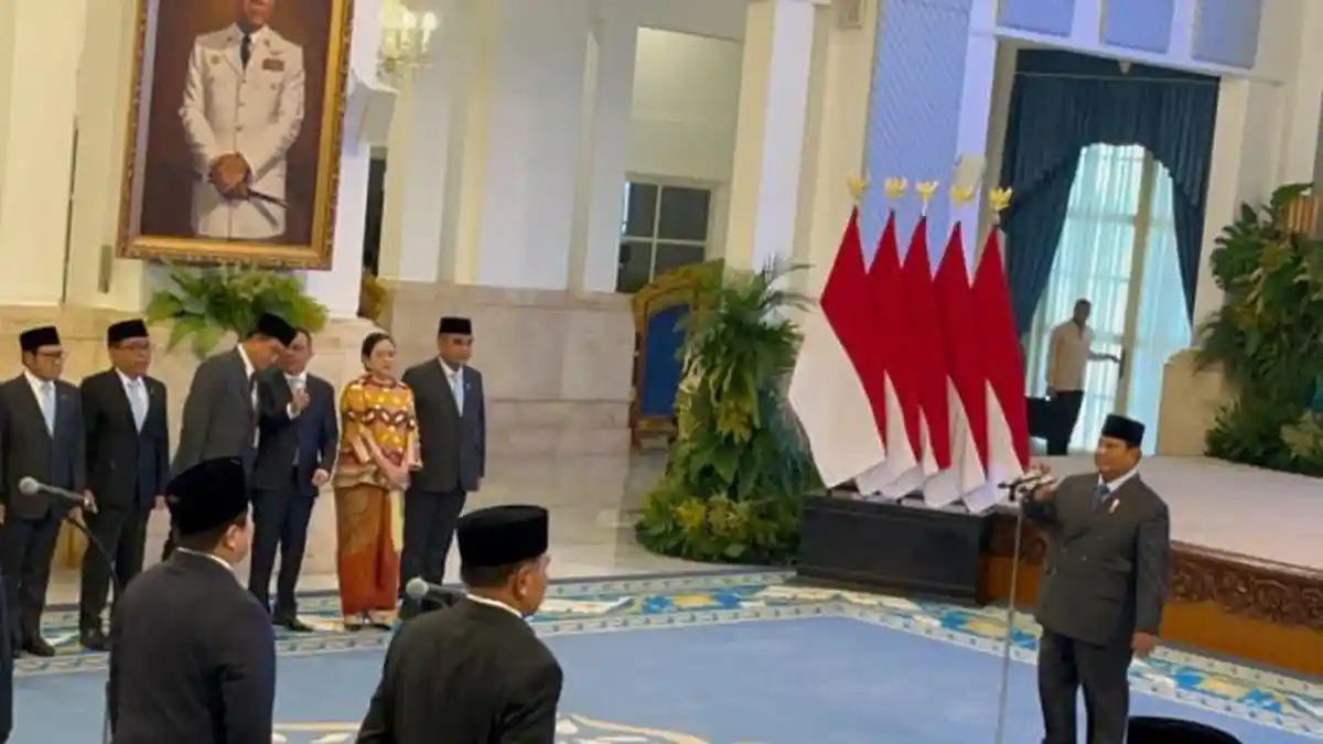 Wapres Gibran Tak Hadiri Pelantikan Menteri-Wakil Menteri Hari Ini