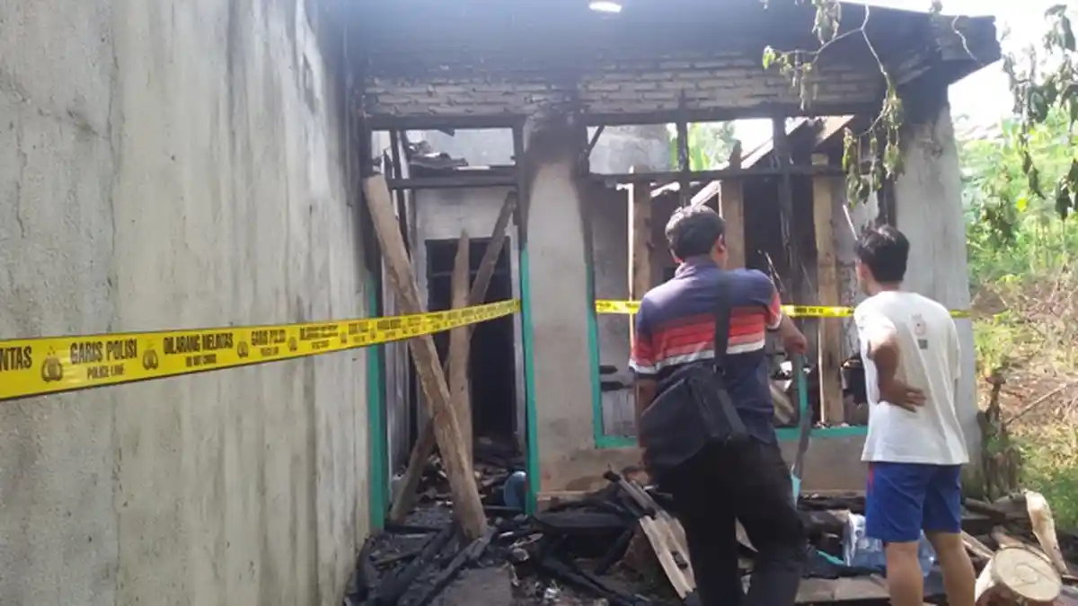 Memilukan, Lamri Kehilangan Istri dan Anak karena Kebakaran Semalam