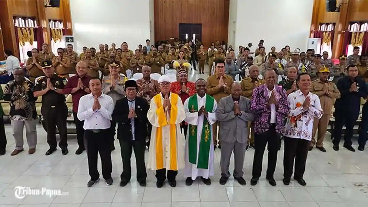 Wujudkan Pilkada Damai, Pemprov Papua Tengah Gelar Doa Bersama