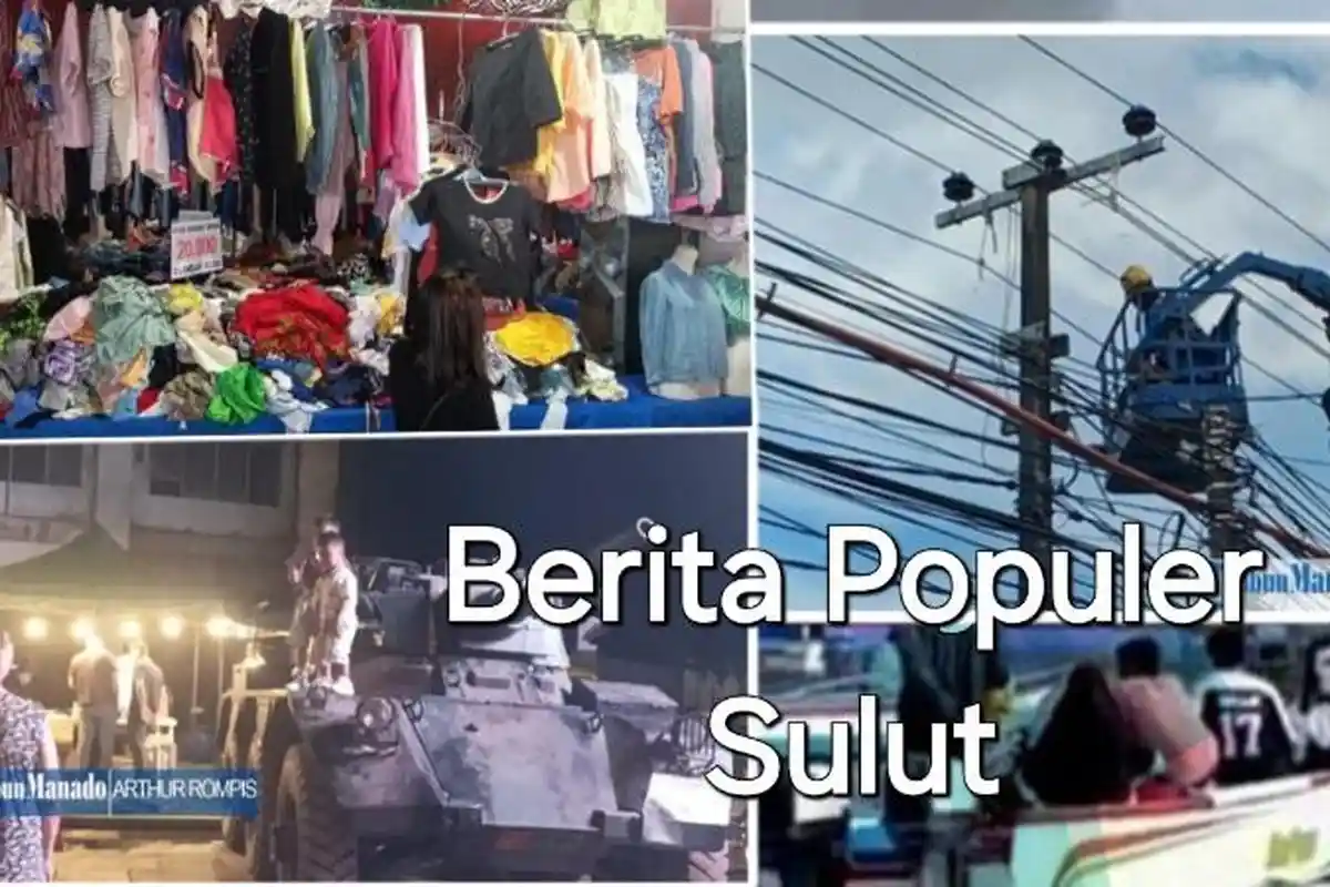Populer Sulut 14 November 2025: Pemadaman Listrik, Marak Penjualan Cabo, Kemunculan Tank di Wenang