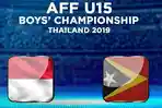 Hasil Akhir Timnas U 15 vs Timor, Skor Akhir Timnas U-15 vs Timor Leste 1-1, Gagal Penalti