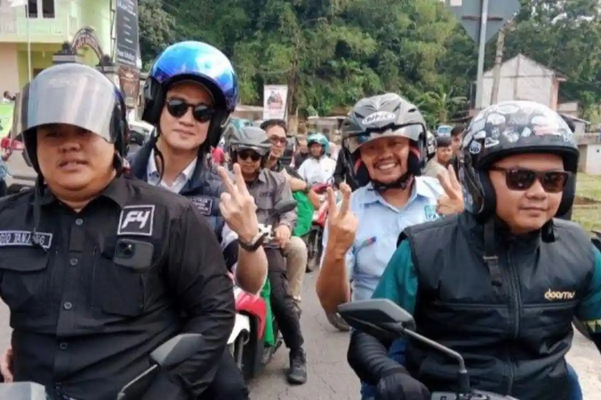 Kampanye Akbar Dony-Fajar, Tim Minta Maaf Perjalanan Warga di Sekitar Tanjungsari Sumedang Terganggu
