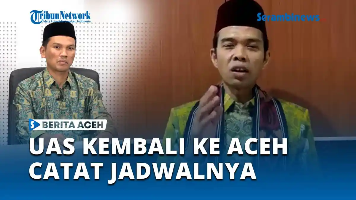 UAS Kembali ke Aceh Hadiri Peringatan Tsunami