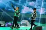 Aksi Panggung Nidji di HUT ANTV