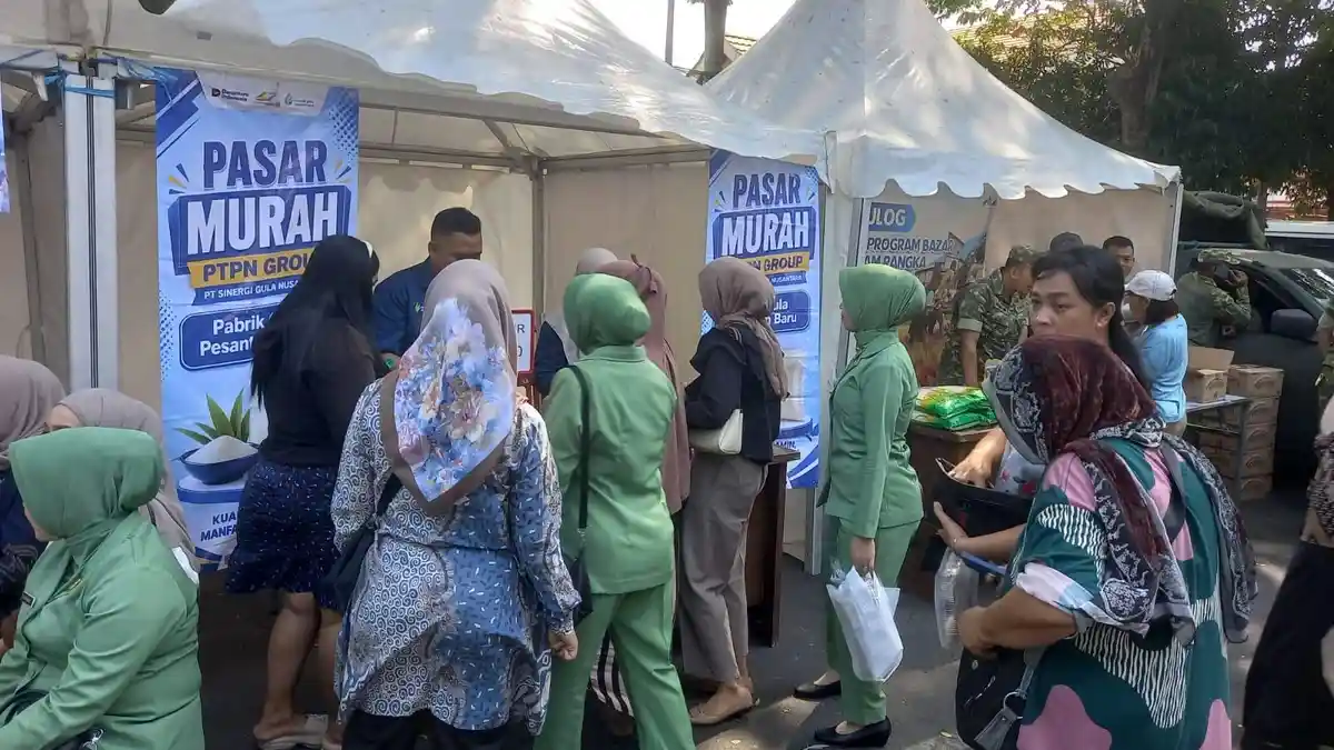 Info Pasar Murah di Simpang Lima Gumul Kediri, Ada Gula Seharga Rp 15 Ribu per Kg