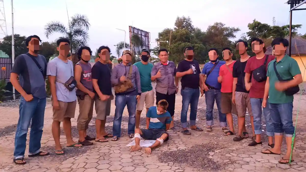 Tekab Polres Mesuji Tembak Anggota Komplotan Perampok Jalanan