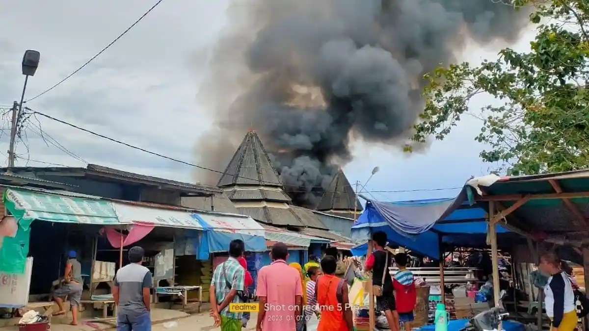 Kronologi Kebakaran Pasar Youtefa Abepura, Api Hanguskan 20 Lapak pada 4 Titik: Diduga Disengaja