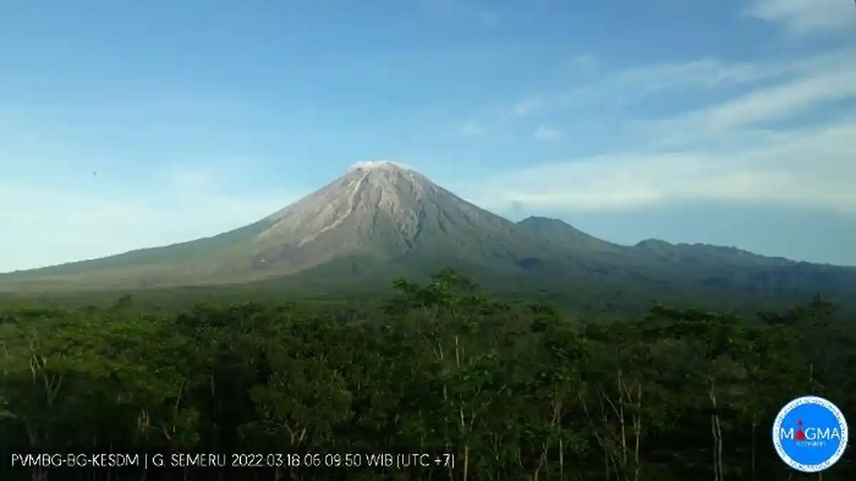 UPDATE Gunung Api Level 3 Siaga: Gunung Semeru Alami 15 kali Gempa Erupsi, Amplitudo 10-24 mm