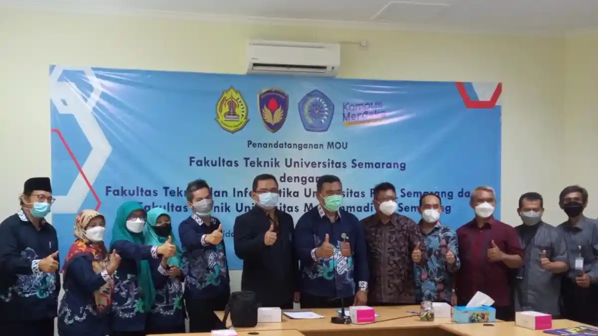 Fakultas Teknik USM Teken MoU dengan Upgris dan Unimus, Bantu untuk Berkembang Lebih Maju