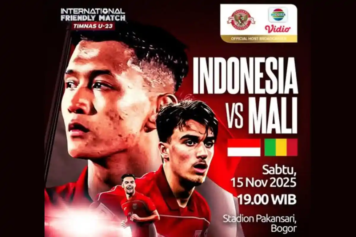 Jadwal Live TV Indosiar Timnas Indonesia U23 Vs Mali, Nonton Streaming di Vidio