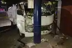 Nahas Dini Hari, Suzuki Carry Adu Banteng dengan Traga di Jombang