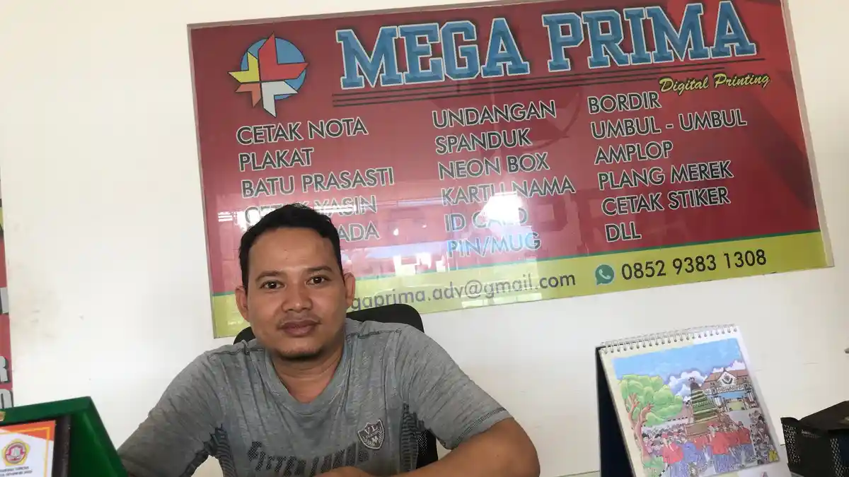 Imbas Corona, Bisnis Advertising dan Digital Printing Jambi Sepi Pemesan