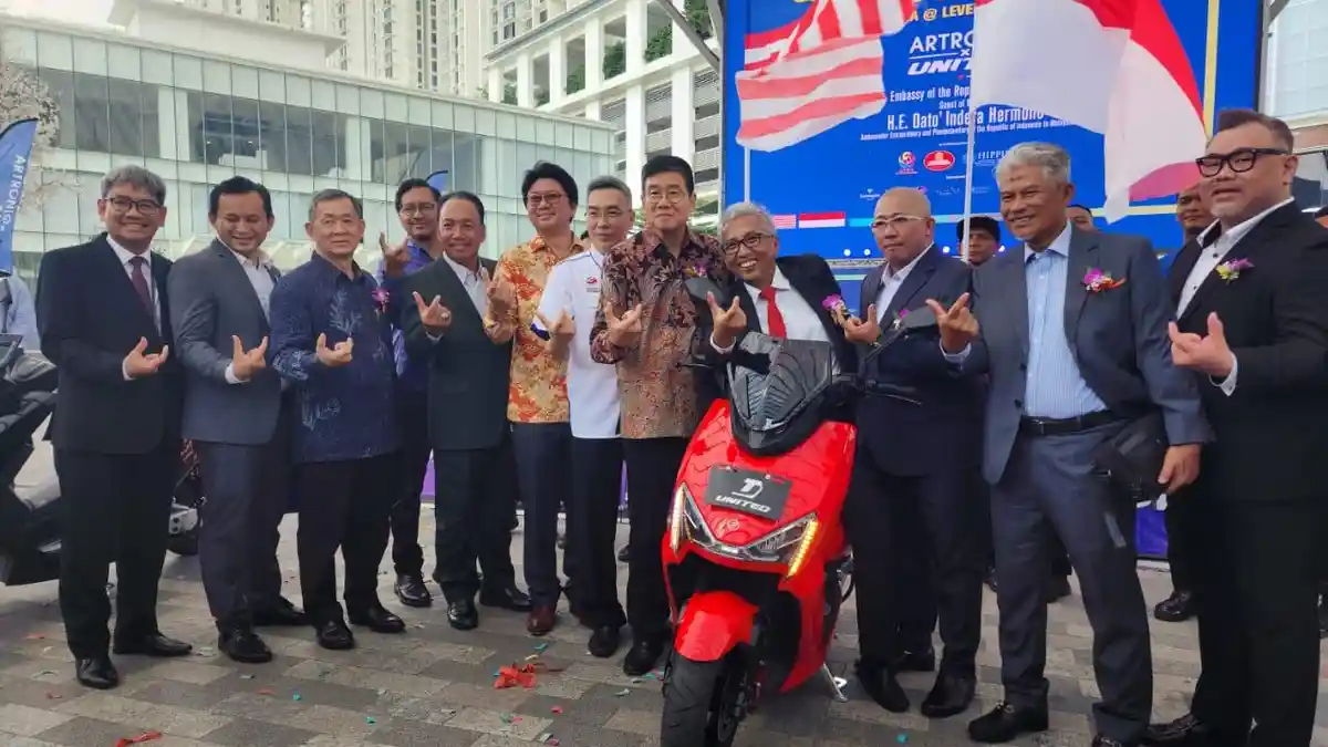 Tandai Ekspansi Pasar Internasional, United E-Motor Resmi Mengaspal di Malaysia