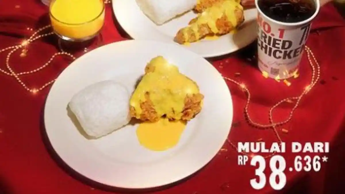 Promo KFC Hari Ini 20 Desember 2022, Golden Combo Rp38 Ribuan