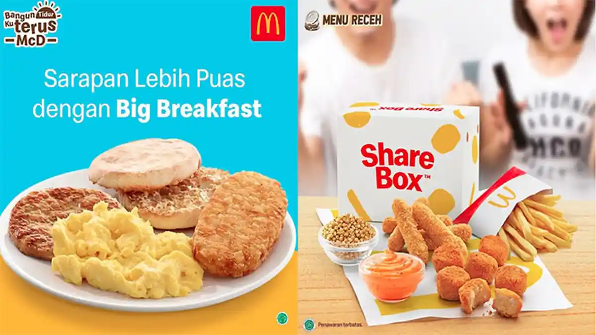 Promo McD Hari Ini 27 Desember 2021, Sarapan Puas Big Breakfast McD ...