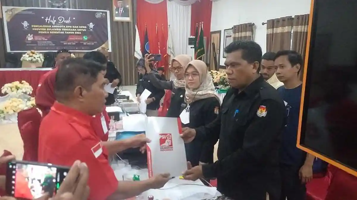 PSI Sulawesi Tenggara Daftarkan 20 Bakal Caleg di KPU Sultra, Usung Milenial Bertarung Pileg 2024
