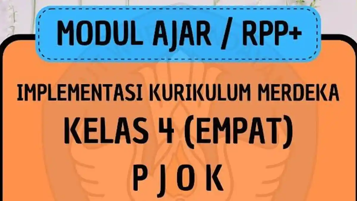 Link Download PDF Modul Ajar Implementasi Kurikulum Merdeka SD Kelas 4 ...
