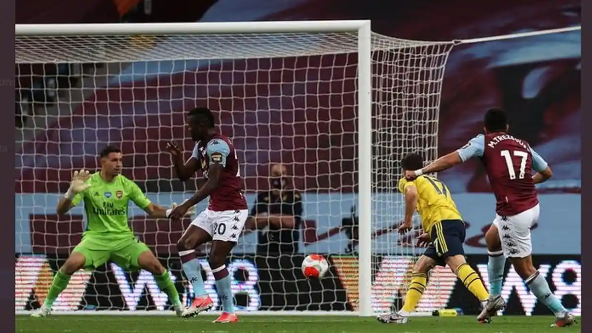 Hasil Liga Inggris - Arsenal Dihajar Aston Villa Tanpa Satu Pun Tembakan On Target