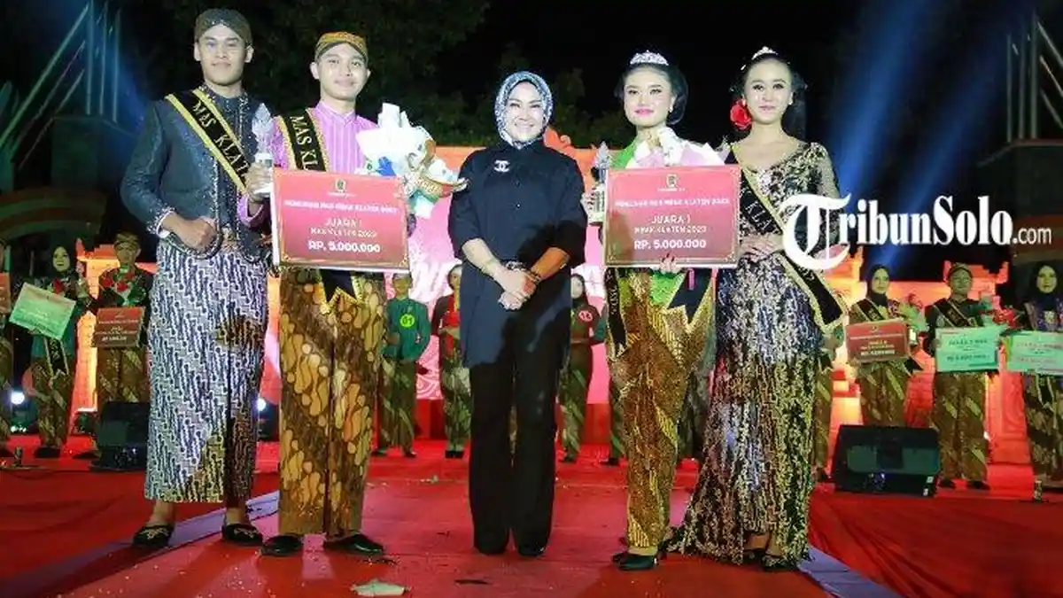 Harapan Bupati Sri Mulyani untuk Pemenang Mas dan Mbak Duta Wisata Kabupaten Klaten 2023