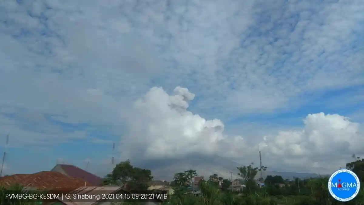 Gunung Sinabung Kembali Erupsi Jumat Pagi, Luncurkan Abu Vulkanik Setinggi 1000 Meter