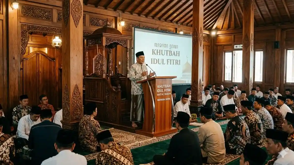 5 Khutbah Idul Fitri 2026/1447 H Terbaru dari Kemenag, NU dan Muhammadiyah Lengkap Link PDF